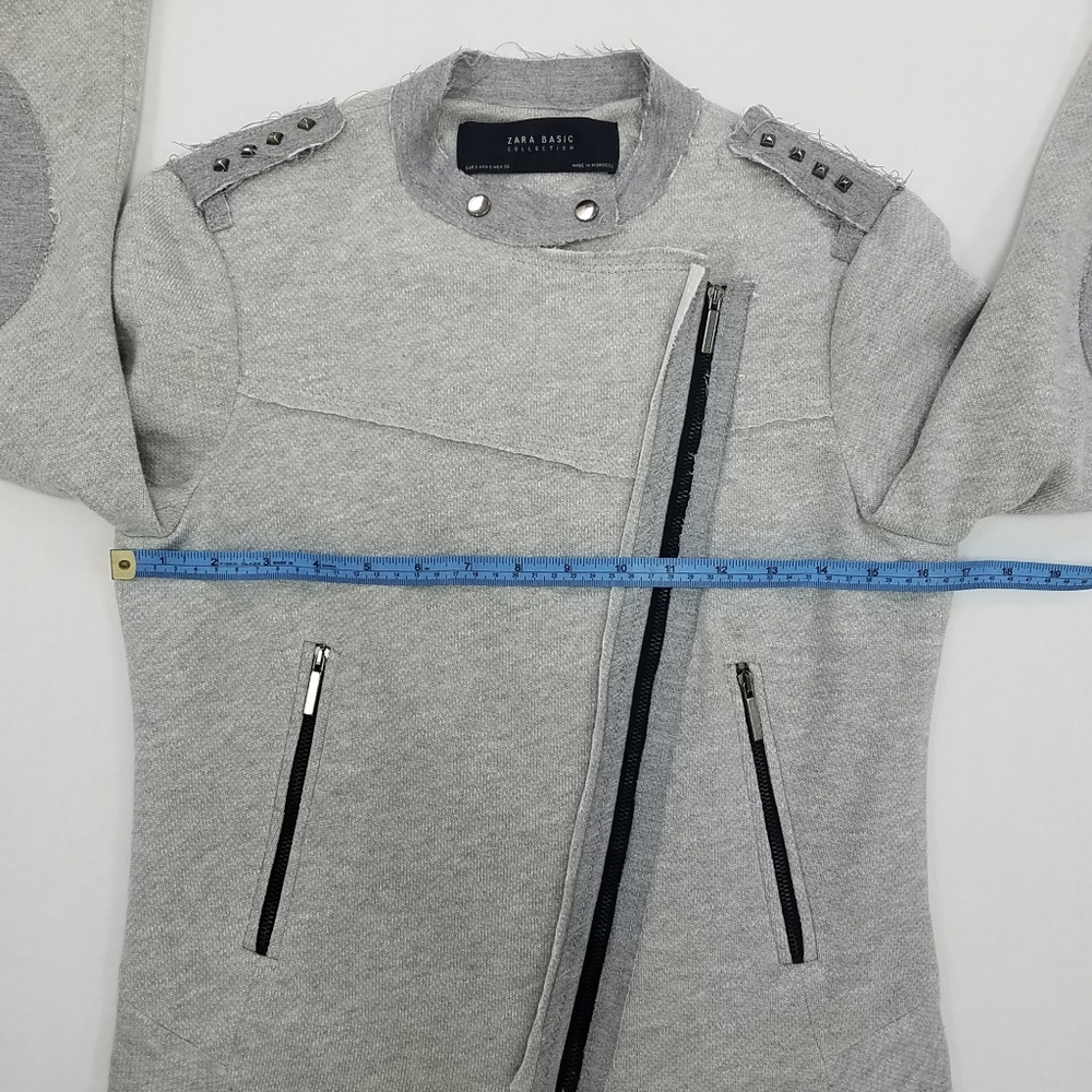 Zara Basic Collection Asymmetrical Moto Jacket - image 4